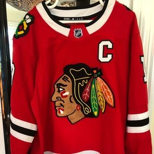 Authentic Chicago BlackHawks Toews Jersey Size 54